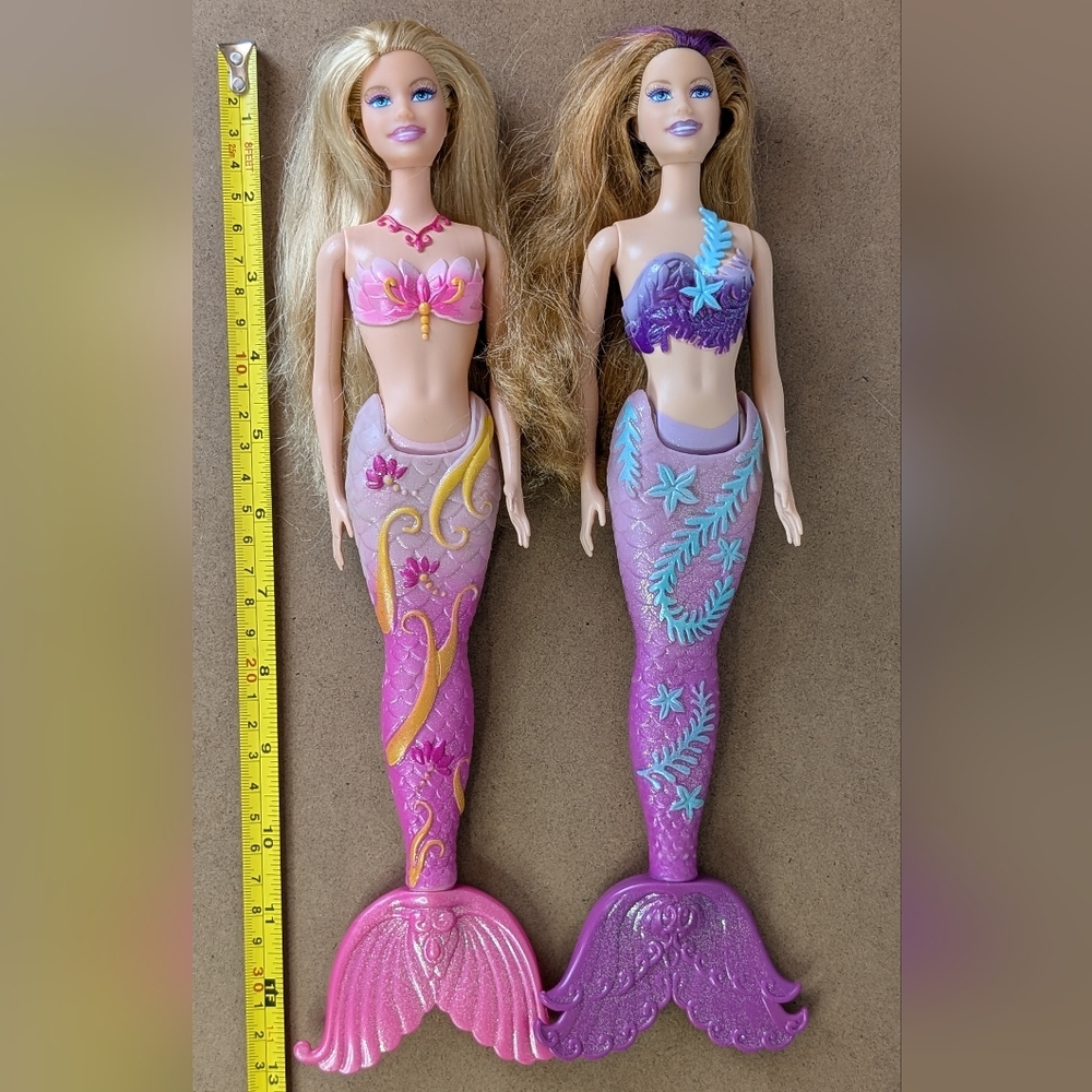 Barbie | 2007 Splash 'N Style Barbies, Pink & Purple, Blonde & Brunette - Picture 15 of 15